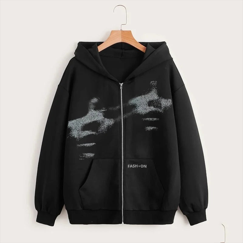 Men Women Y2K Clothing Zip Hoodie Fashion null