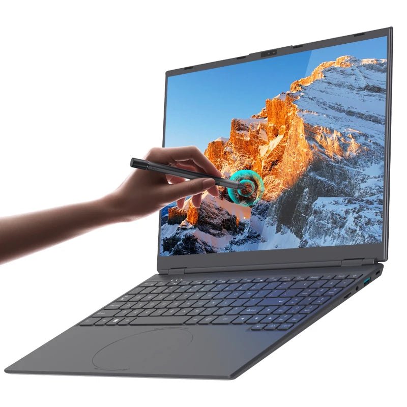 Factory Custom 16 - inch Business Touch Screen Laptop with Core I3 - 8109U Supporting Face Recognition Function and Backlit Keyboard Gray Factory Custom 16 - inch Business Touch Screen Laptop with Core I3 - 8109U Supporting Face Recognition Function and Backlit Keyboard - shop_name