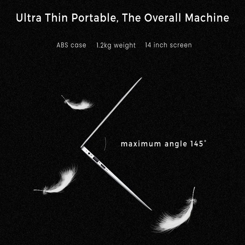 Factory Direct 14 Inch Notebook for Students New Business 128/256/512/1TB SSD DDR3 Intel Celeron Laptops with N3350 Processor Silver Factory Direct 14 Inch Notebook for Students New Business 128/256/512/1TB SSD DDR3 Intel Celeron Laptops with N3350 Processor - shop_name