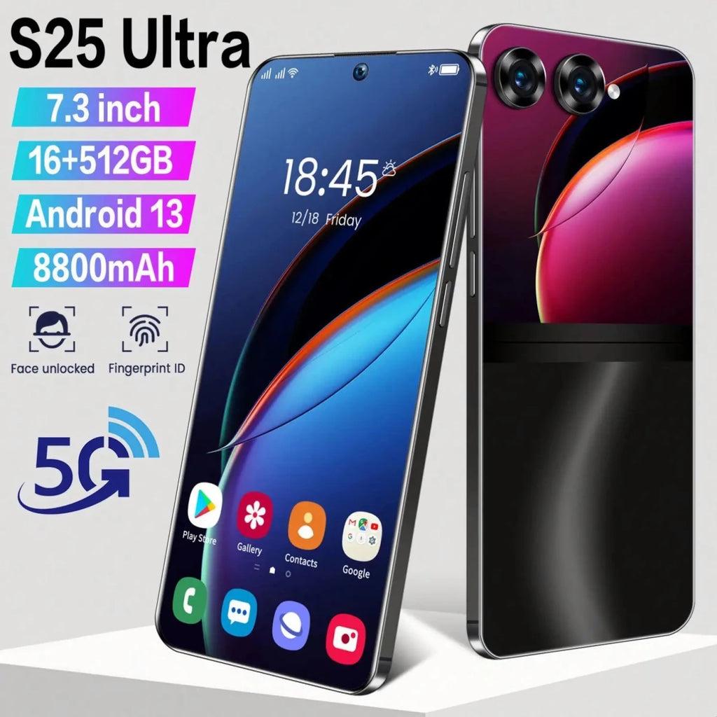 Factory Direct Sales Have logo Original S25 ultra Unlock Global Version 12+512Gb Unlocked Cell Phone Mobile 24MP+64MP Cellular Black Factory Direct Sales Have logo Original S25 ultra Unlock Global Version 12+512Gb Unlocked Cell Phone Mobile 24MP+64MP Cellular - shop_name