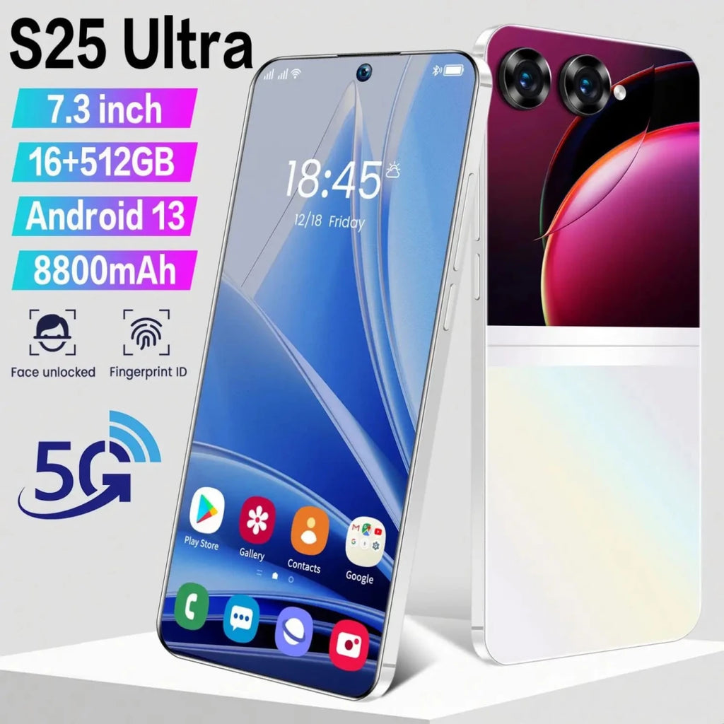 Factory Direct Sales Have logo Original S25 ultra Unlock Global Version 12+512Gb Unlocked Cell Phone Mobile 24MP+64MP Cellular Black Factory Direct Sales Have logo Original S25 ultra Unlock Global Version 12+512Gb Unlocked Cell Phone Mobile 24MP+64MP Cellular - shop_name