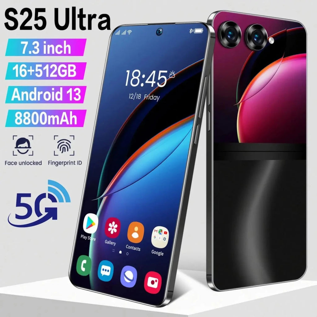Factory Direct Sales Have logo Original S25 ultra Unlock Global Version 12+512Gb Unlocked Cell Phone Mobile 24MP+64MP Cellular Black Factory Direct Sales Have logo Original S25 ultra Unlock Global Version 12+512Gb Unlocked Cell Phone Mobile 24MP+64MP Cellular - shop_name