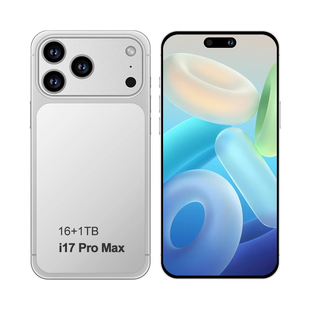 Factory Newest Global 5G Smart Phone I17 Promax OLED 16+1TB Android 15 NFC Octa Core LTE HD French German Spanish Gaming Phone Silver Factory Newest Global 5G Smart Phone I17 Promax OLED 16+1TB Android 15 NFC Octa Core LTE HD French German Spanish Gaming Phone - shop_name