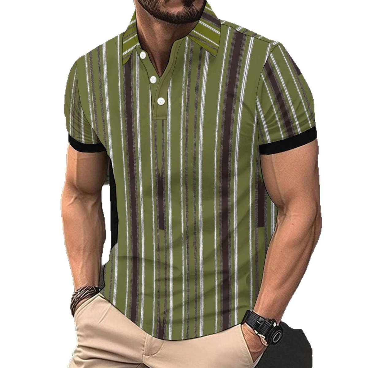 Fashion Casual Men's American Printed Short Sleeve CD03333 Fashion Casual Men's American Printed Short Sleeve - shop_name