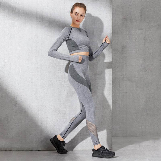 Fashion long sleeve sexy gym suit - Update Avenue 