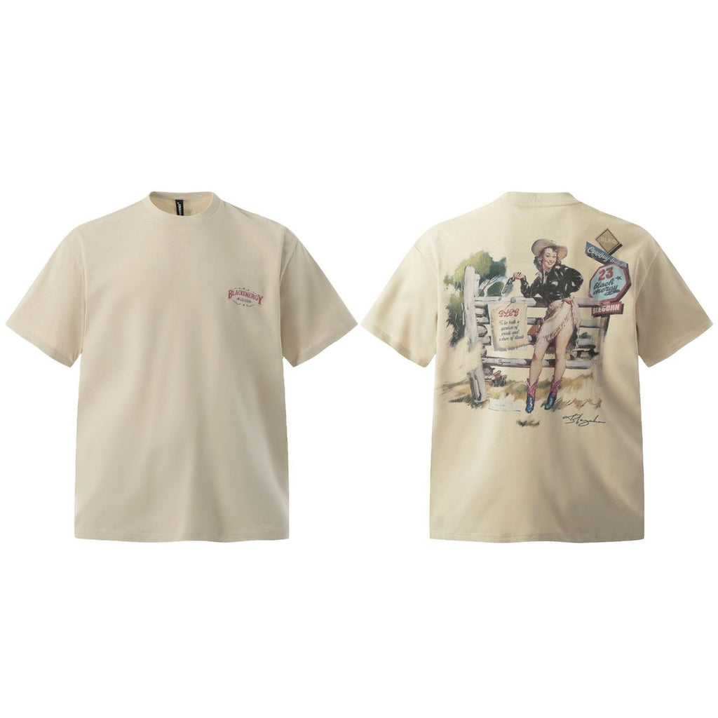 Fashion Men's Loose Leisure All - matching Top Apricot Fashion Men's Loose Leisure All - matching Top - shop_name