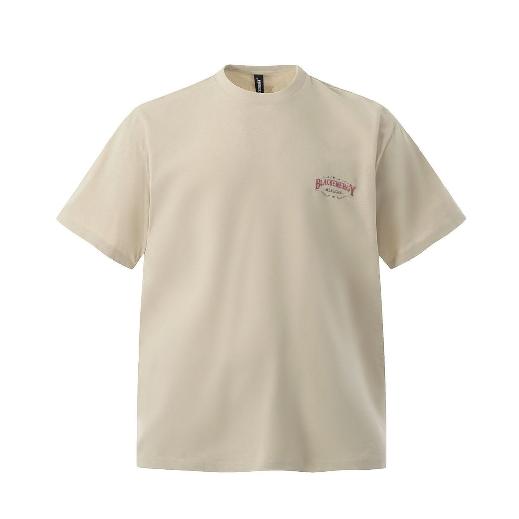 Fashion Men's Loose Leisure All - matching Top Apricot Fashion Men's Loose Leisure All - matching Top - shop_name