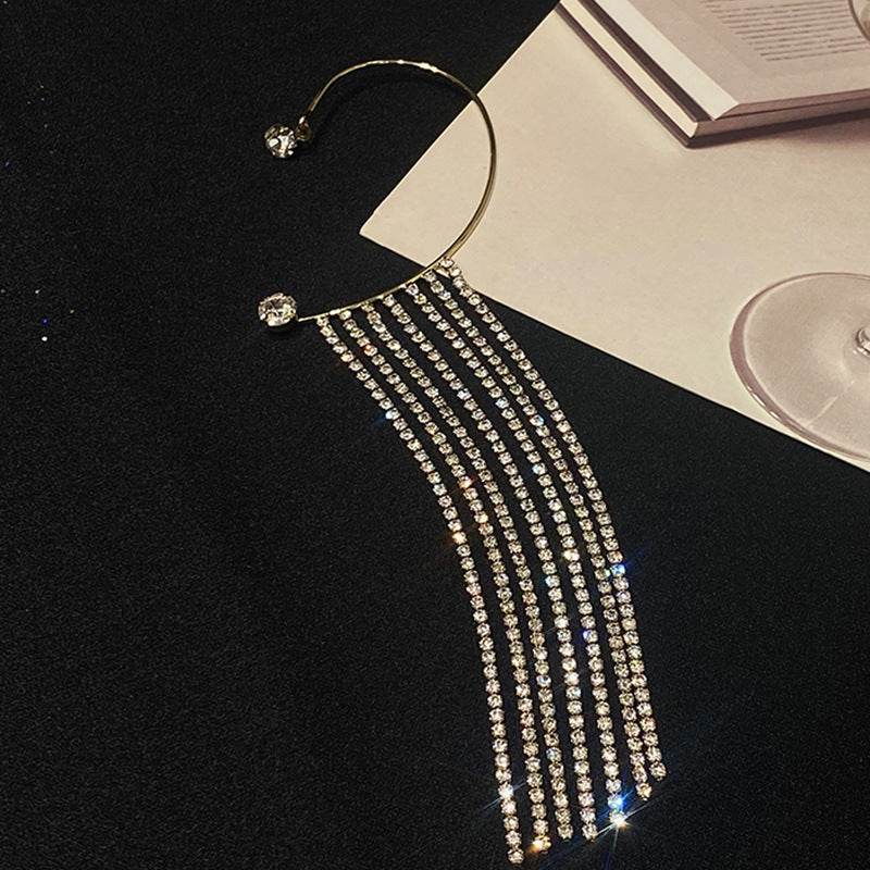 Fashionable And Simple Long Tassel Earrings - Update Avenue 