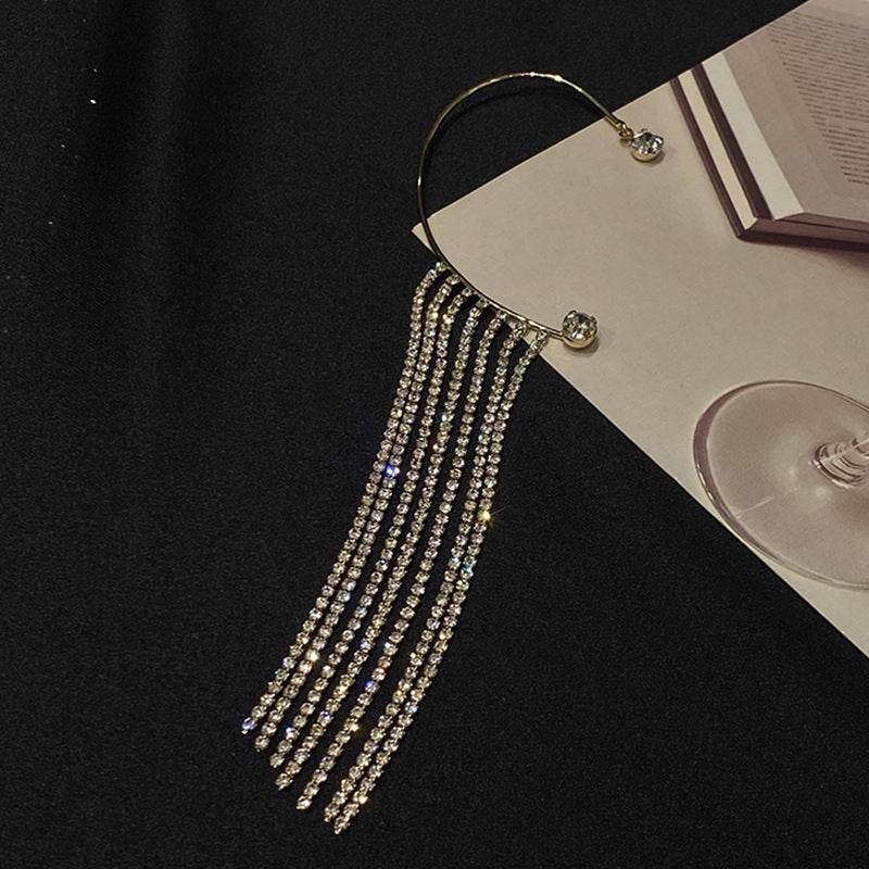 Fashionable And Simple Long Tassel Earrings - Update Avenue 