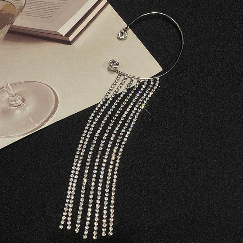 Fashionable And Simple Long Tassel Earrings - Update Avenue 