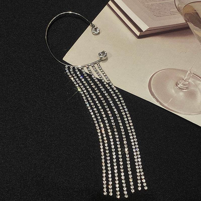 Fashionable And Simple Long Tassel Earrings - Update Avenue 
