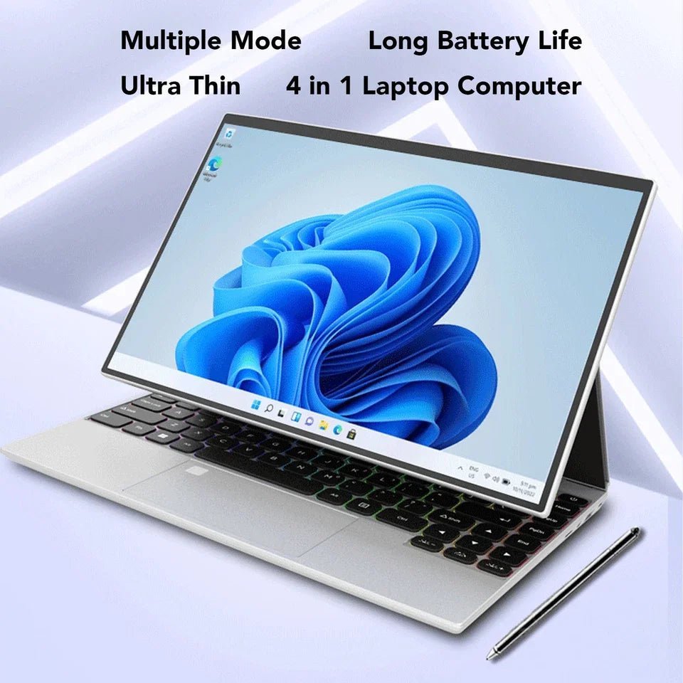 Fast Delivery 14 Inch Touch Screen Yoga Laptop for Business Intel Celeron 11th Gen N95 16GB DDR4 RAM 2TB SSD New for Daily Use Silver Fast Delivery 14 Inch Touch Screen Yoga Laptop for Business Intel Celeron 11th Gen N95 16GB DDR4 RAM 2TB SSD New for Daily Use - shop_name
