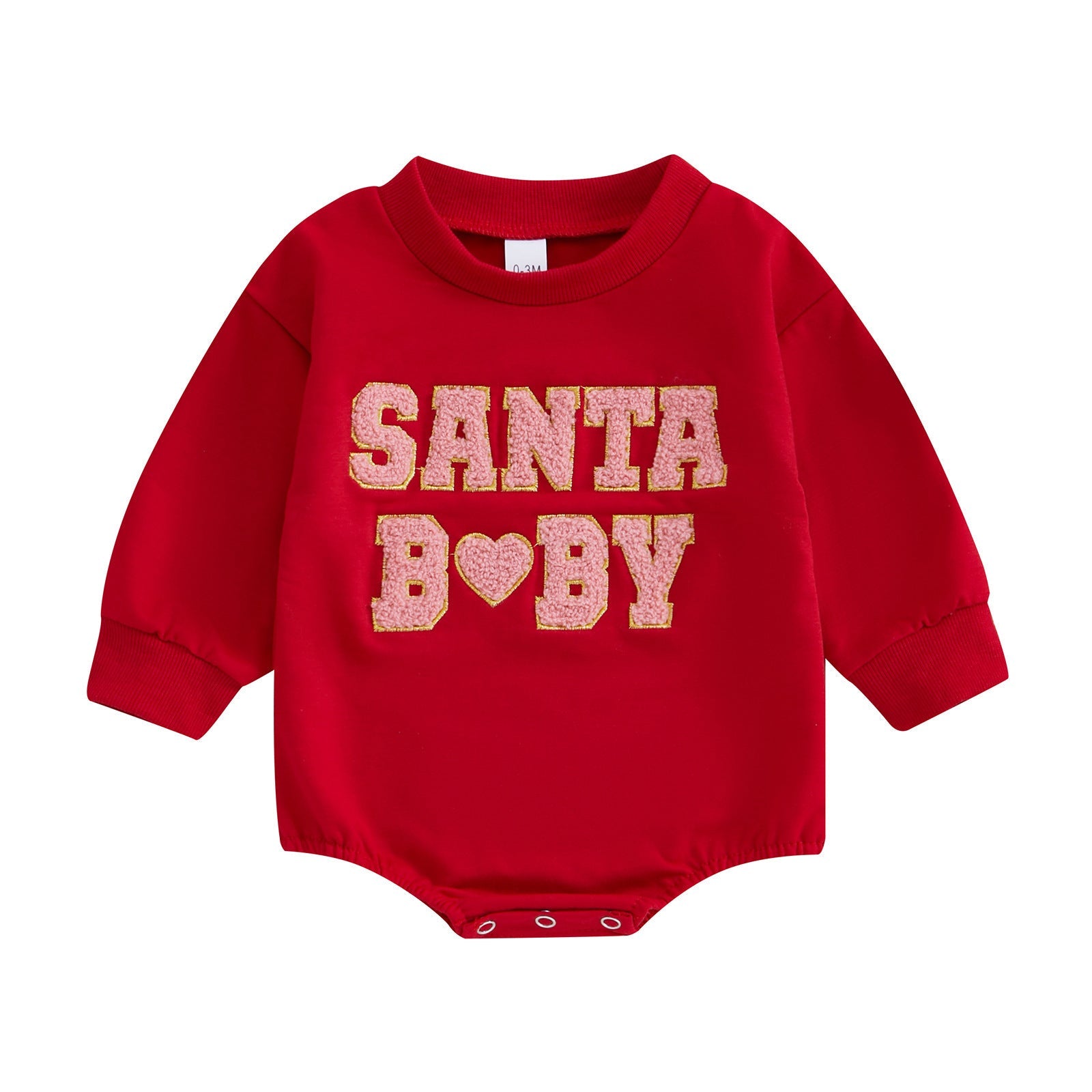 Christmas Clothes For Girls Boys Casual Sweatshirt Romper Cute Letter Long Sleeve Jumpsuit Newborn Bodysuits null