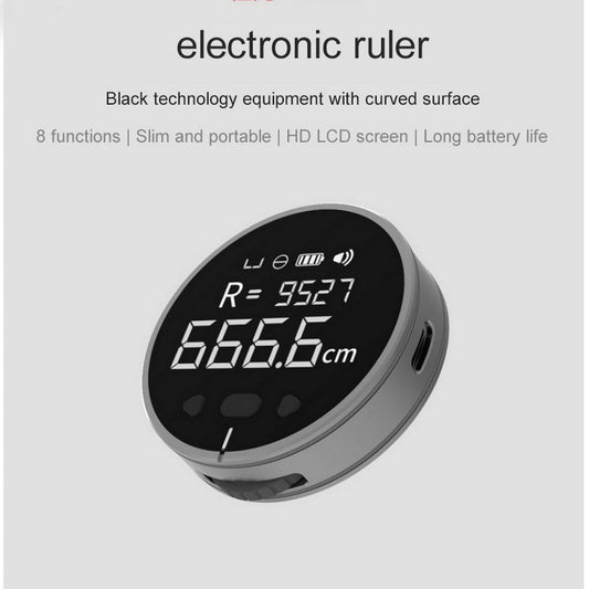 Distance Measuring Instrument Electronic Measuring Ruler Tape Measure High Definition Digital LCD High Precision Electronic Measuring Ruler Tool null