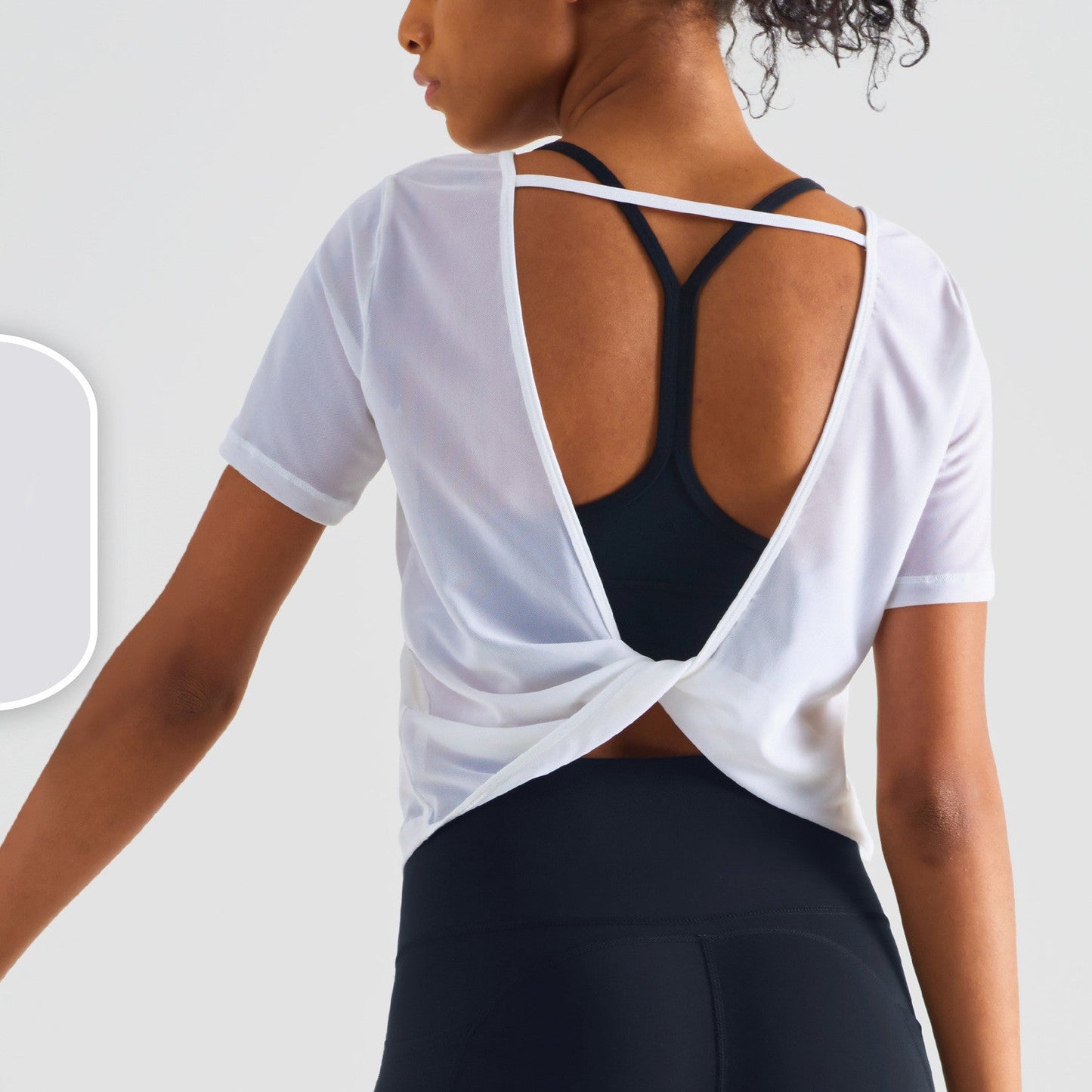 Thin European And American Slim Loose Casual Backless Fitness Sports Top null