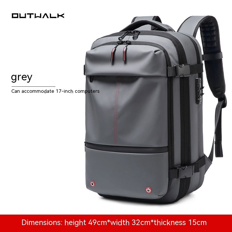 Travel Backpack Men's Business Multifunction Computer Bag Vacuum Compression Large-capacity Backpack null