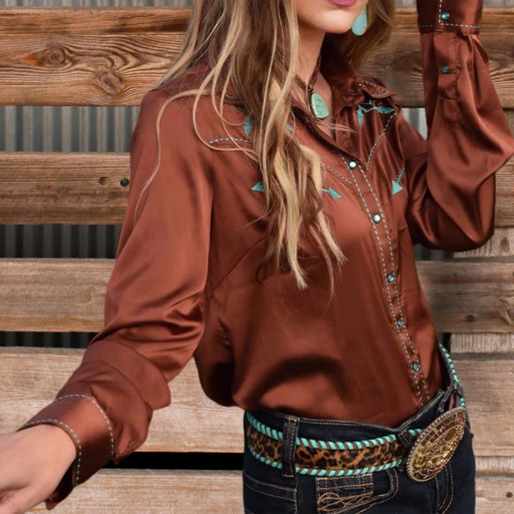 Exotic Western Style Cowboy Shirt