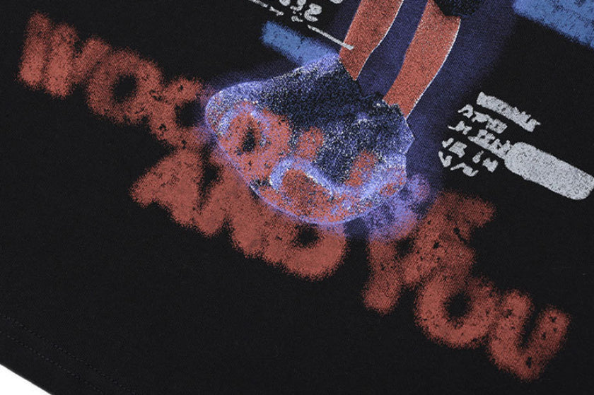 Men's Retro Illusory Dark Figure Printed Vest Top