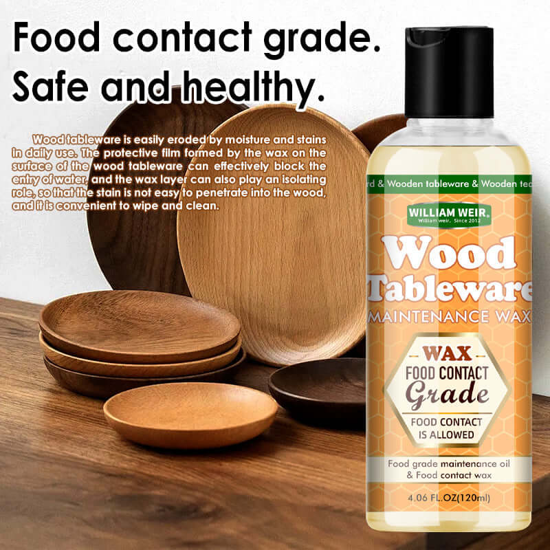 Wooden Food Grade Nursing Tableware Maintenance