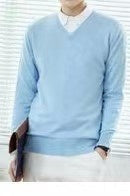 Men's Wool Loose Solid-color Sweater