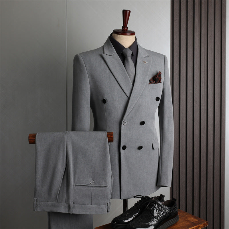 Double Row Suit Men's Fashion null