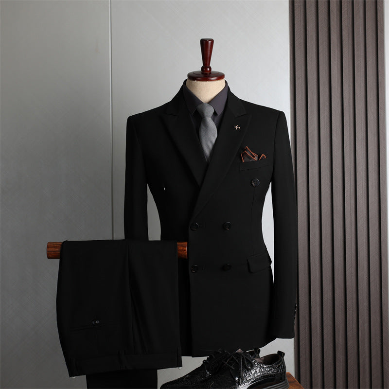 Double Row Suit Men's Fashion null