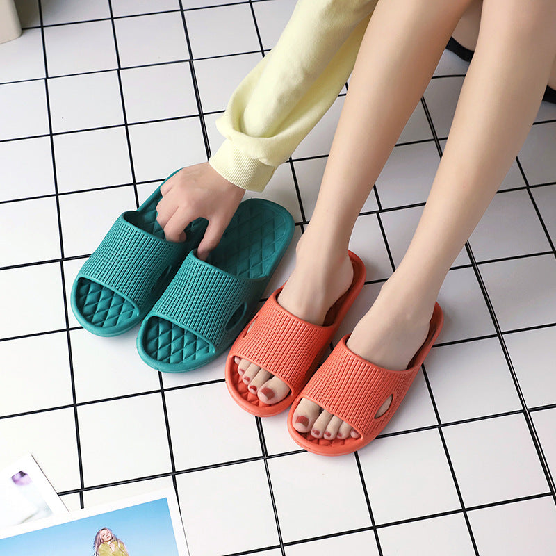 Soft Slippers Bathroom Slippers EVA Non-slip Home Shoes Garden Slides null