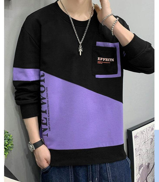Fleeced Hoodie Pullover For Men With Round Collar - Update Avenue 