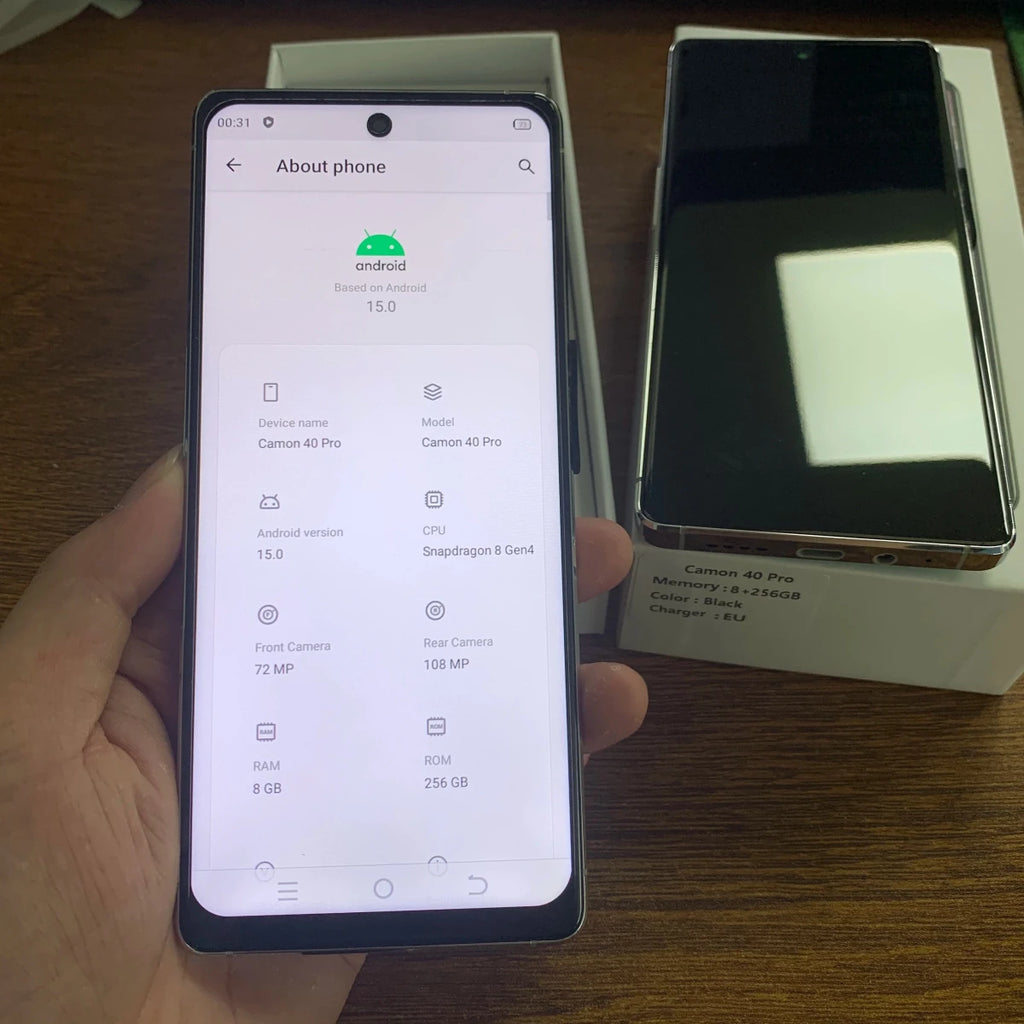 Fnban Camon 40 Pro Original 6.8inch Curved Screen 8+256GB 5G Smartphones 8000mAh 108MP Mobile Phone Green Fnban Camon 40 Pro Original 6.8inch Curved Screen 8+256GB 5G Smartphones 8000mAh 108MP Mobile Phone - shop_name