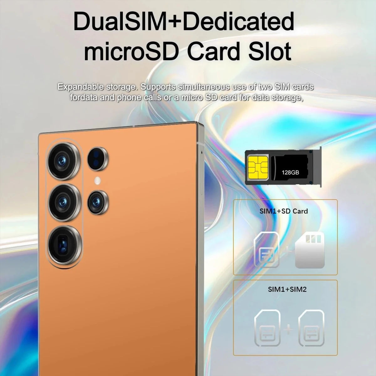 Full Screen S26 Ultra 5G Smartphone 16GB+1TB Storage Camera Unlocked Android Mobile Phone with Face ID Fingerprint Dual SIM Black Full Screen S26 Ultra 5G Smartphone 16GB+1TB Storage Camera Unlocked Android Mobile Phone with Face ID Fingerprint Dual SIM - shop_name