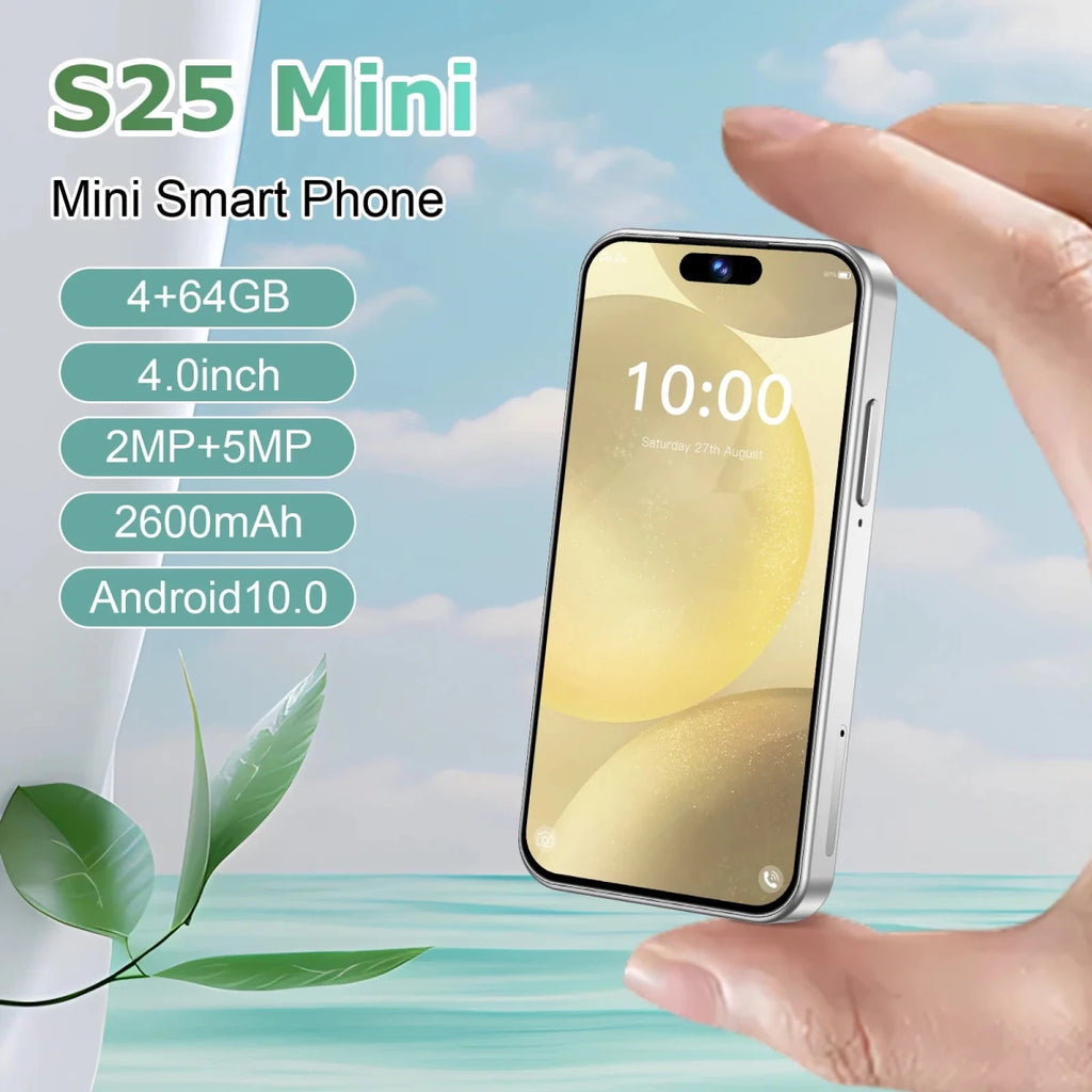Global Version High Quality S25 Mini Android Smartphone Celulares Cell Phone with HD Screen Resolution Dual Sim 3G LTE Black Global Version High Quality S25 Mini Android Smartphone Celulares Cell Phone with HD Screen Resolution Dual Sim 3G LTE - shop_name