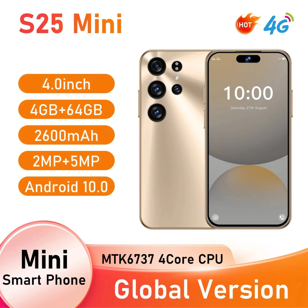 Global Version High Quality S25 Mini Android Smartphone Celulares Cell Phone with HD Screen Resolution Dual Sim 3G LTE Black Global Version High Quality S25 Mini Android Smartphone Celulares Cell Phone with HD Screen Resolution Dual Sim 3G LTE - shop_name