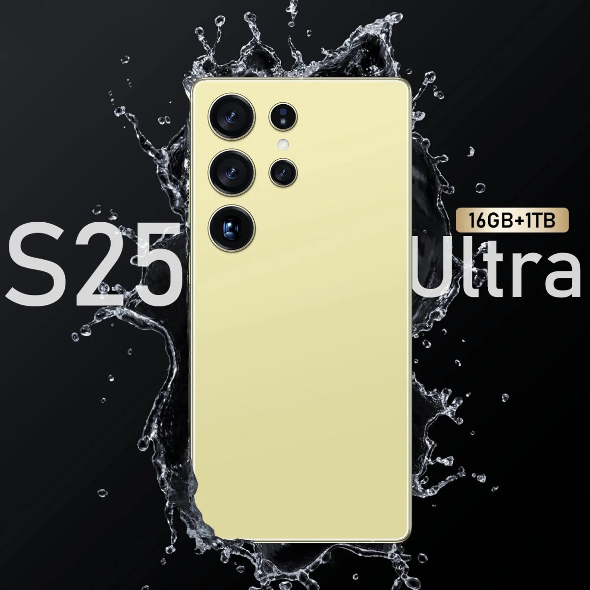 Global Version S25 Ultra 5G Smartphone Android 16 16GB+1TB 7.3 Inch 72+108MP HD Beauty Camera Unlocked Gaming Mobile Phone Gold Global Version S25 Ultra 5G Smartphone Android 16 16GB+1TB 7.3 Inch 72+108MP HD Beauty Camera Unlocked Gaming Mobile Phone - shop_name