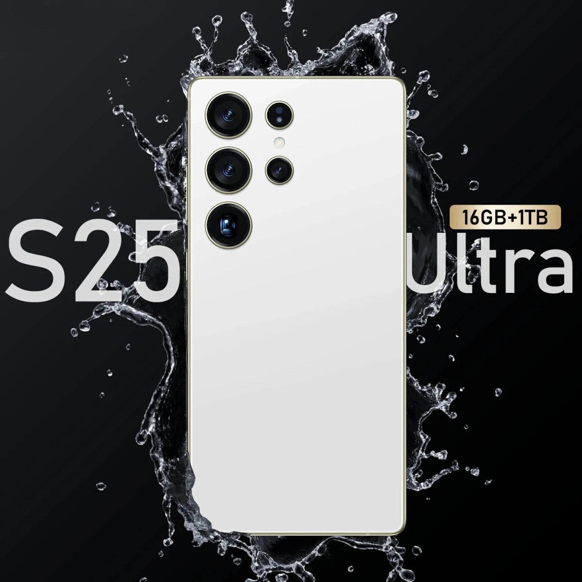 Global Version S25 Ultra 5G Smartphone Android 16 16GB+1TB 7.3 Inch 72+108MP HD Beauty Camera Unlocked Gaming Mobile Phone White Global Version S25 Ultra 5G Smartphone Android 16 16GB+1TB 7.3 Inch 72+108MP HD Beauty Camera Unlocked Gaming Mobile Phone - shop_name