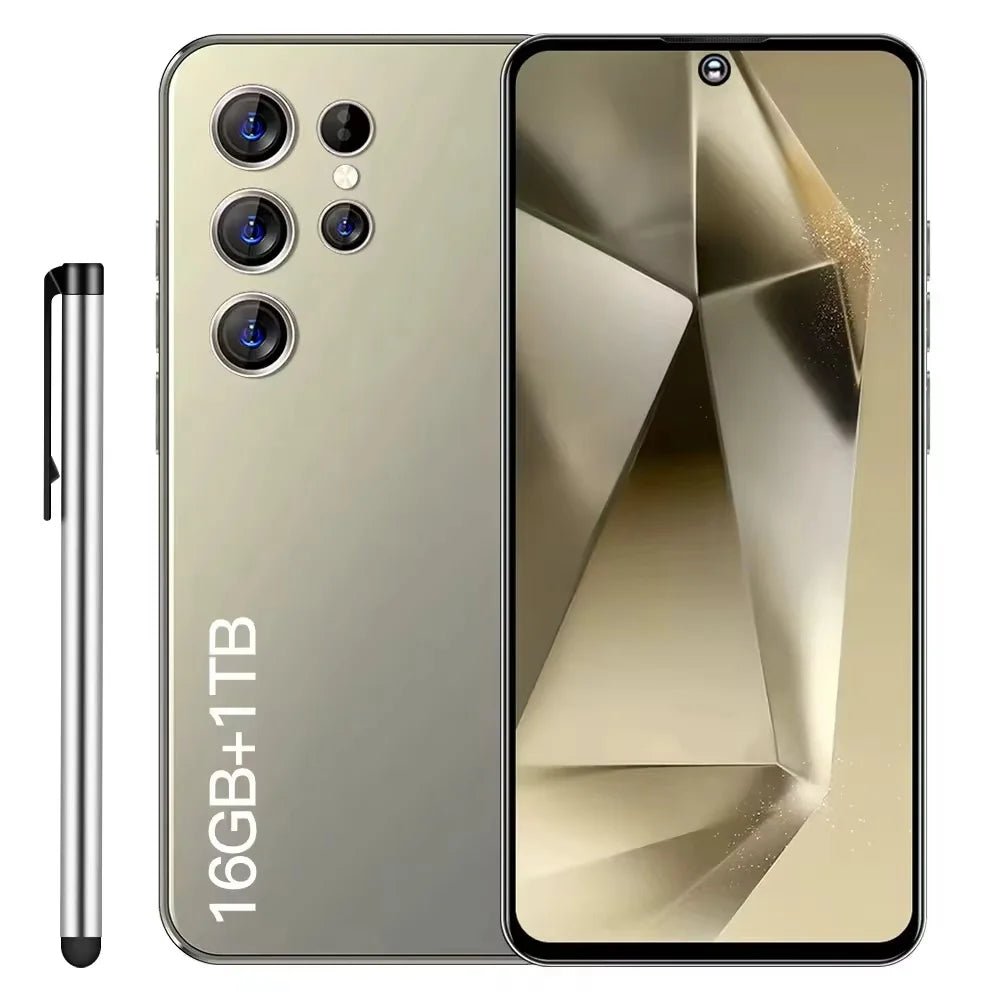 Global Version S25 Ultra Unlocked Smartphone 4g Smart Phone Original 8GB+256GB 5g Smartphone Gold Global Version S25 Ultra Unlocked Smartphone 4g Smart Phone Original 8GB+256GB 5g Smartphone - shop_name
