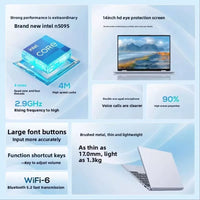 High Configuration 14 Inch Intel Core N5095 Business Laptops Notebooks for Notes Pc Computer Cheap University Portatil Laptop Gray High Configuration 14 Inch Intel Core N5095 Business Laptops Notebooks for Notes Pc Computer Cheap University Portatil Laptop - shop_name