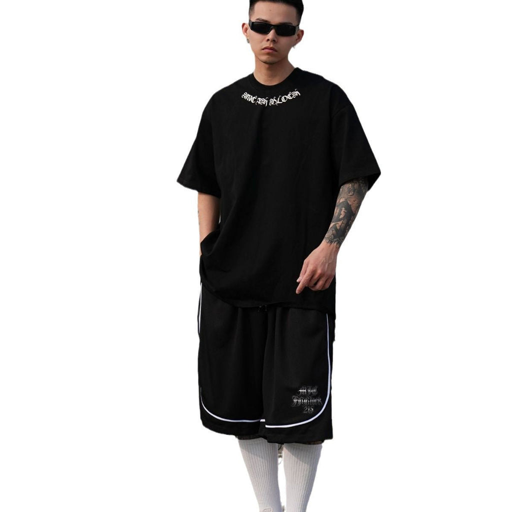 Hip Hop Floral Printed Loose Short Sleeve T-shirt White Hip Hop Floral Printed Loose Short Sleeve T-shirt - shop_name