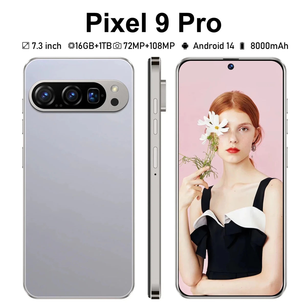 Hot Sale 16GB+1T for Pixe 9 Pro Android15 XL Rugged Cell Phone with Octa Core CPU and Dual SIM Card Supports Satellite Phone Gray Hot Sale 16GB+1T for Pixe 9 Pro Android15 XL Rugged Cell Phone with Octa Core CPU and Dual SIM Card Supports Satellite Phone - shop_name