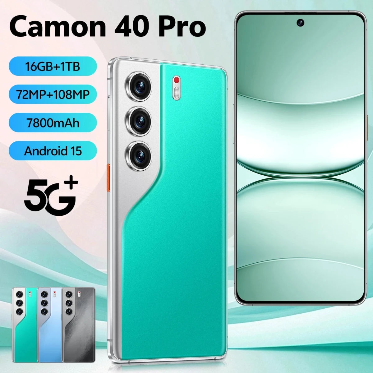 Hot Sale New Camon 40 Pro 16GB+1TB 7.3 Inch 5G Smart Phone HD Original Unlocked Dual Card 16GB+1TB Android 15 Mobilephone Black Hot Sale New Camon 40 Pro 16GB+1TB 7.3 Inch 5G Smart Phone HD Original Unlocked Dual Card 16GB+1TB Android 15 Mobilephone - shop_name