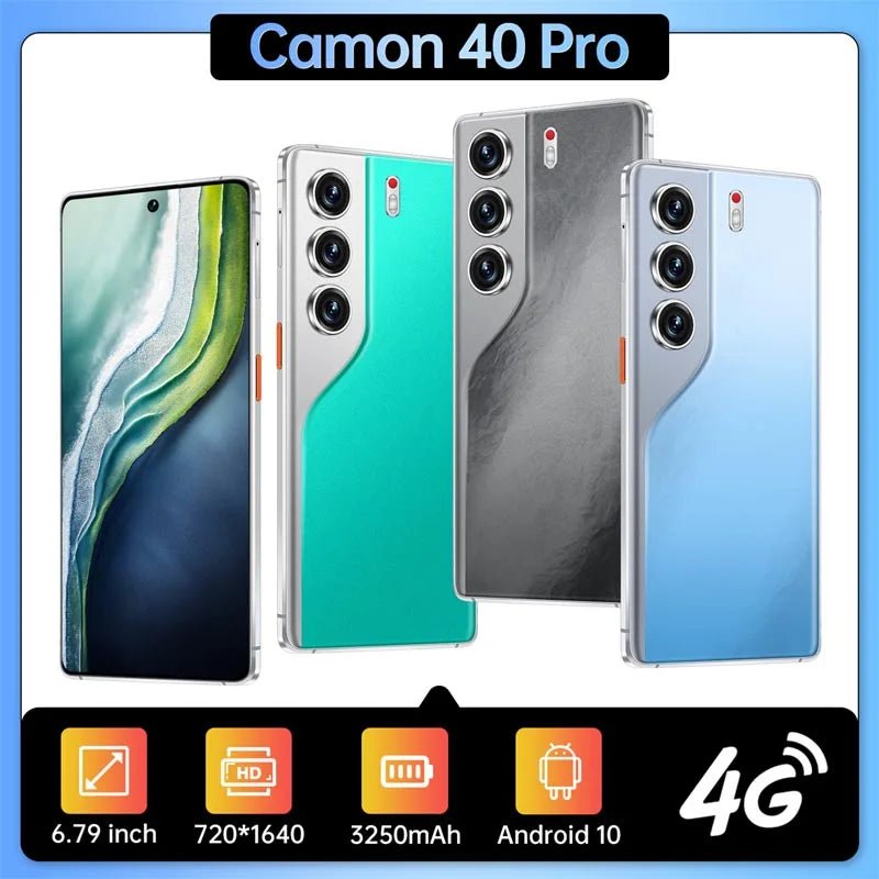 Hot Selling Camon 40 Pro 4G Unlocked Android Smartphones 3GB+32GB Dual SIM Card Mobile Phones with LTE CDMA Global Version Black Hot Selling Camon 40 Pro 4G Unlocked Android Smartphones 3GB+32GB Dual SIM Card Mobile Phones with LTE CDMA Global Version - shop_name