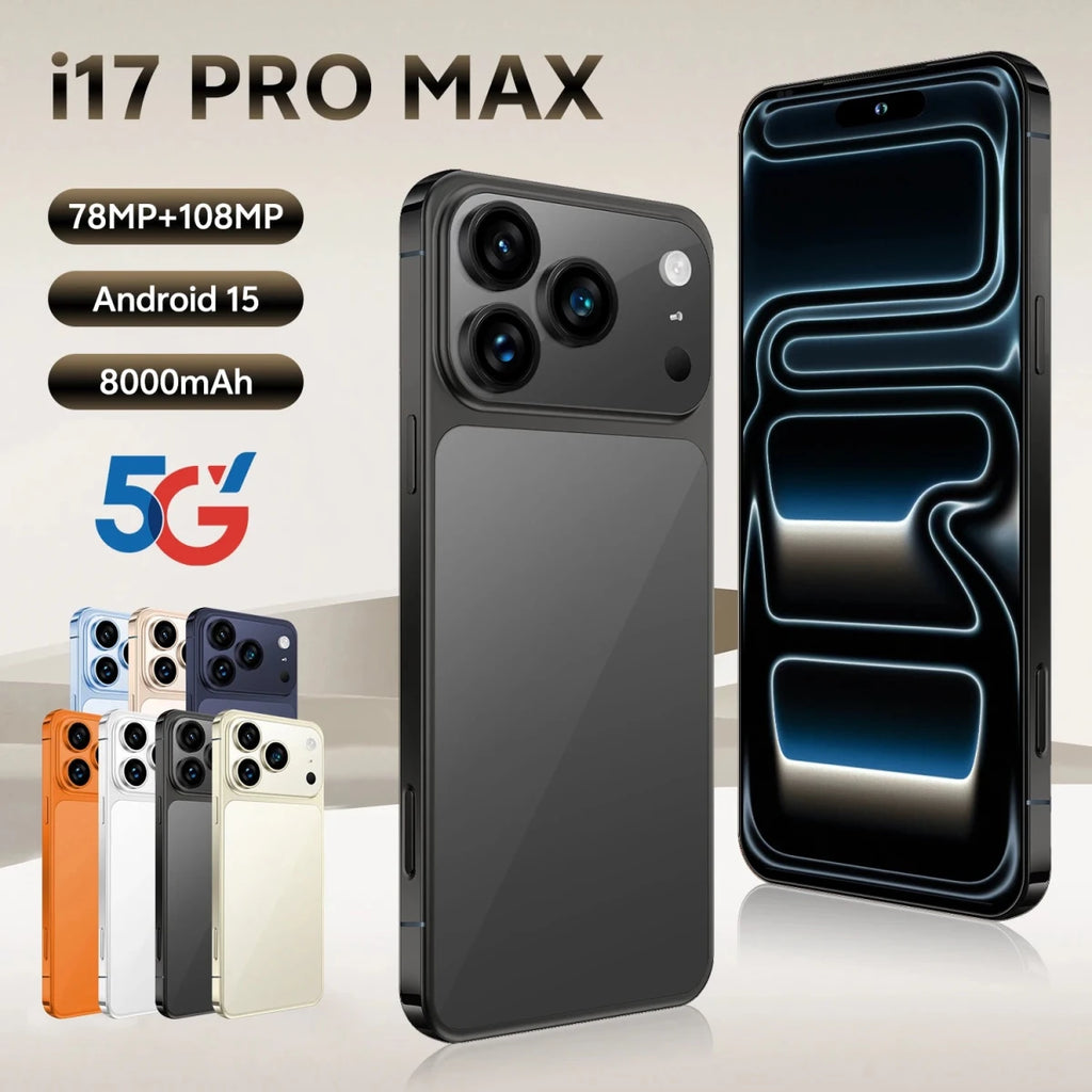 Hot Selling New I17 Pro Max Android Phone LTE 6.9 Inch Big Screen 16GB+1TB Smart Phone for I17 Pro Max Mobile Cell Phone Black Hot Selling New I17 Pro Max Android Phone LTE 6.9 Inch Big Screen 16GB+1TB Smart Phone for I17 Pro Max Mobile Cell Phone - shop_name