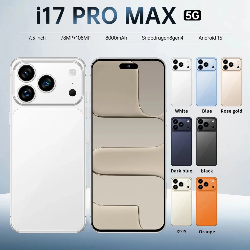 Hot Selling New I17 Pro Max Android Phone LTE 6.9 Inch Big Screen 16GB+1TB Smart Phone for I17 Pro Max Mobile Cell Phone Black Hot Selling New I17 Pro Max Android Phone LTE 6.9 Inch Big Screen 16GB+1TB Smart Phone for I17 Pro Max Mobile Cell Phone - shop_name