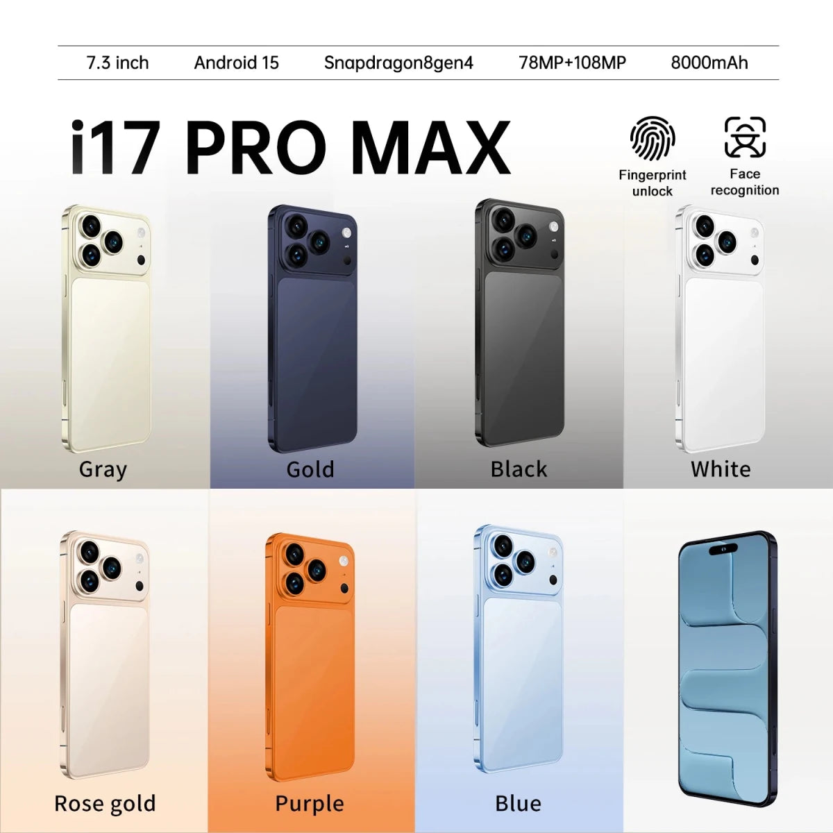Hot Selling New I17 Pro Max Android Phone LTE 6.9 Inch Big Screen 16GB+1TB Smart Phone for I17 Pro Max Mobile Cell Phone Black Hot Selling New I17 Pro Max Android Phone LTE 6.9 Inch Big Screen 16GB+1TB Smart Phone for I17 Pro Max Mobile Cell Phone - shop_name