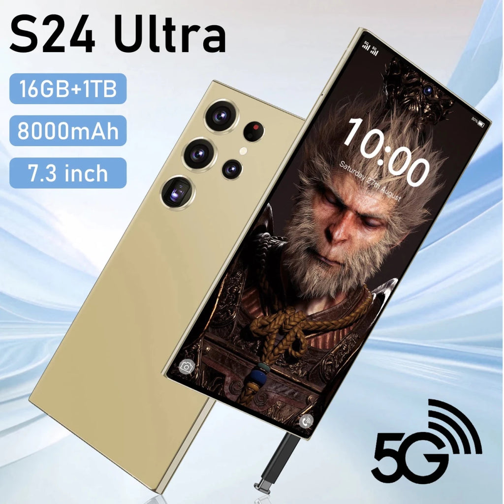 Hot Selling S24 Ultra 3G4G5G Smartphone Mobile Phones S24 Ultra 6.8 Inch Telephone 16GB+1TB Global Unlock Android Phone Gray Hot Selling S24 Ultra 3G4G5G Smartphone Mobile Phones S24 Ultra 6.8 Inch Telephone 16GB+1TB Global Unlock Android Phone - shop_name