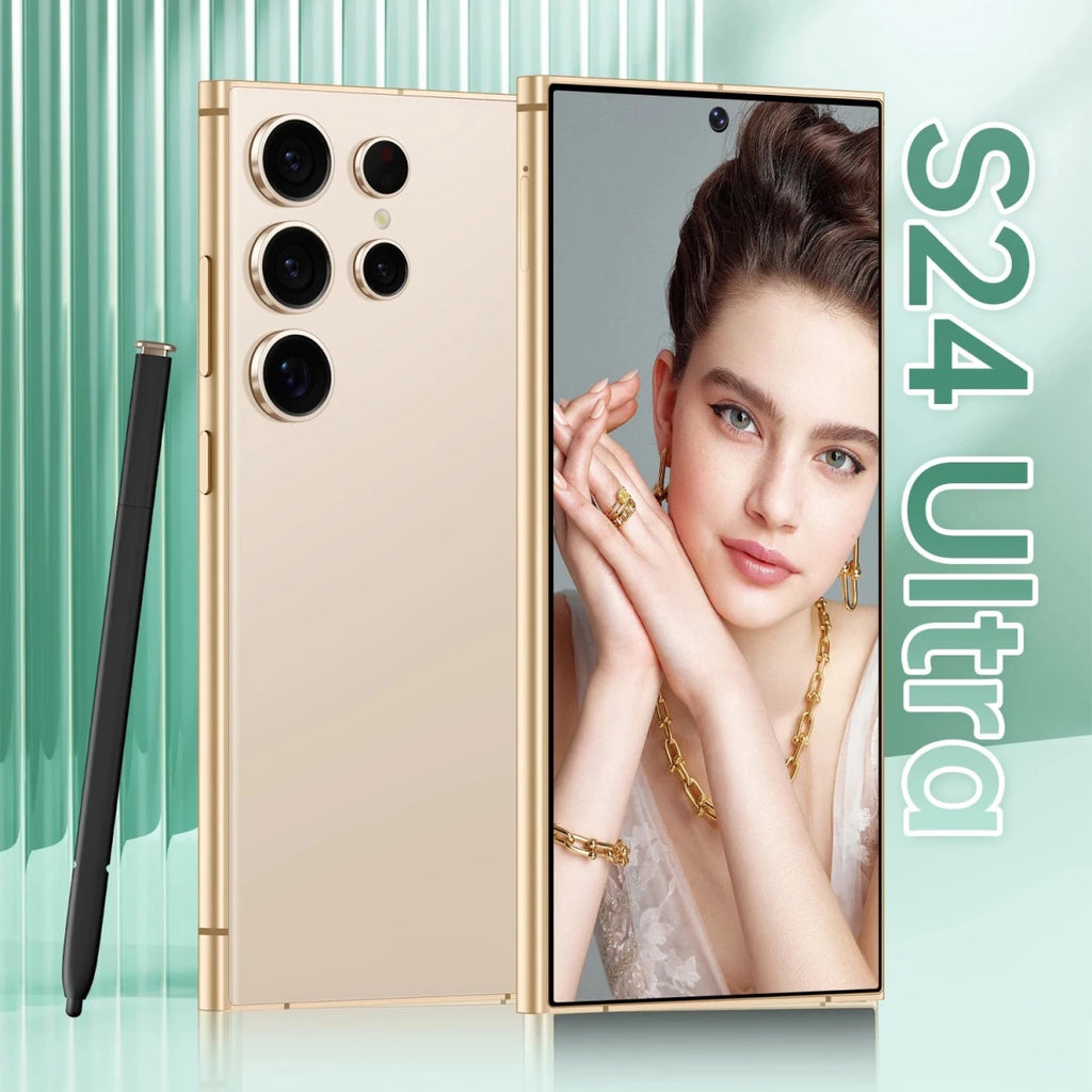 Hot Selling S24 ULTRA Original 5G Smartphone 16GB+1TB 48MP+108MP Android 14 7.3 Inch Full Display Mobile Phone MTK Processor Green Hot Selling S24 ULTRA Original 5G Smartphone 16GB+1TB 48MP+108MP Android 14 7.3 Inch Full Display Mobile Phone MTK Processor - shop_name
