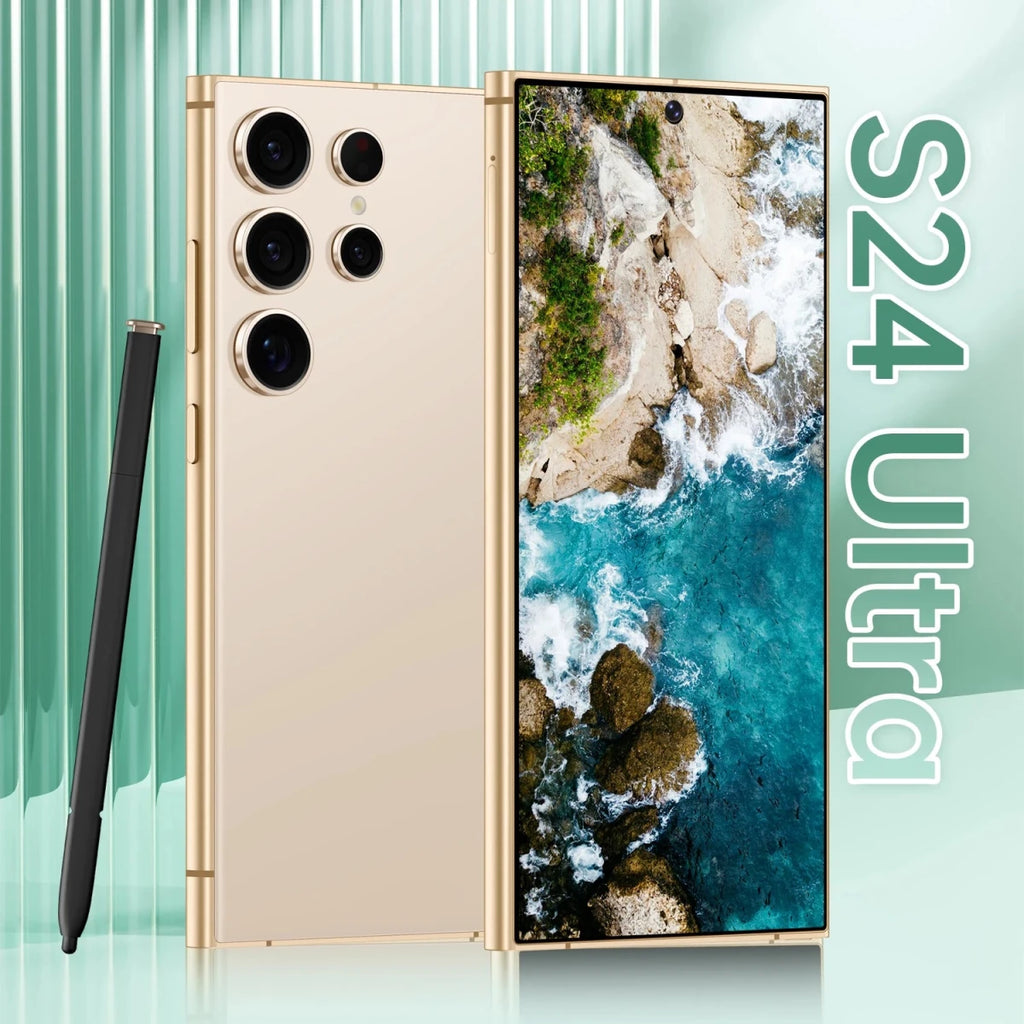 Hot Selling S24 ULTRA Original 5G Smartphone 16GB+1TB 48MP+108MP Android 14 7.3 Inch Full Display Mobile Phone MTK Processor Green Hot Selling S24 ULTRA Original 5G Smartphone 16GB+1TB 48MP+108MP Android 14 7.3 Inch Full Display Mobile Phone MTK Processor - shop_name