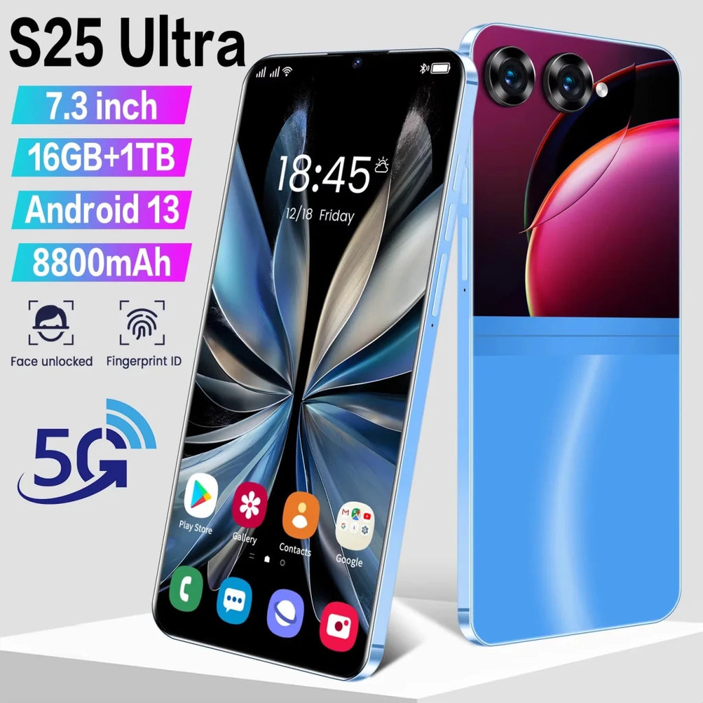 Hot Selling S25 Ultra High Quality Unlocked Smartphone Dual SIM 5G S25 Ultra Cell Phones 16GB+1TB S25Ultra Gaming Mobilephone Black Hot Selling S25 Ultra High Quality Unlocked Smartphone Dual SIM 5G S25 Ultra Cell Phones 16GB+1TB S25Ultra Gaming Mobilephone - shop_name