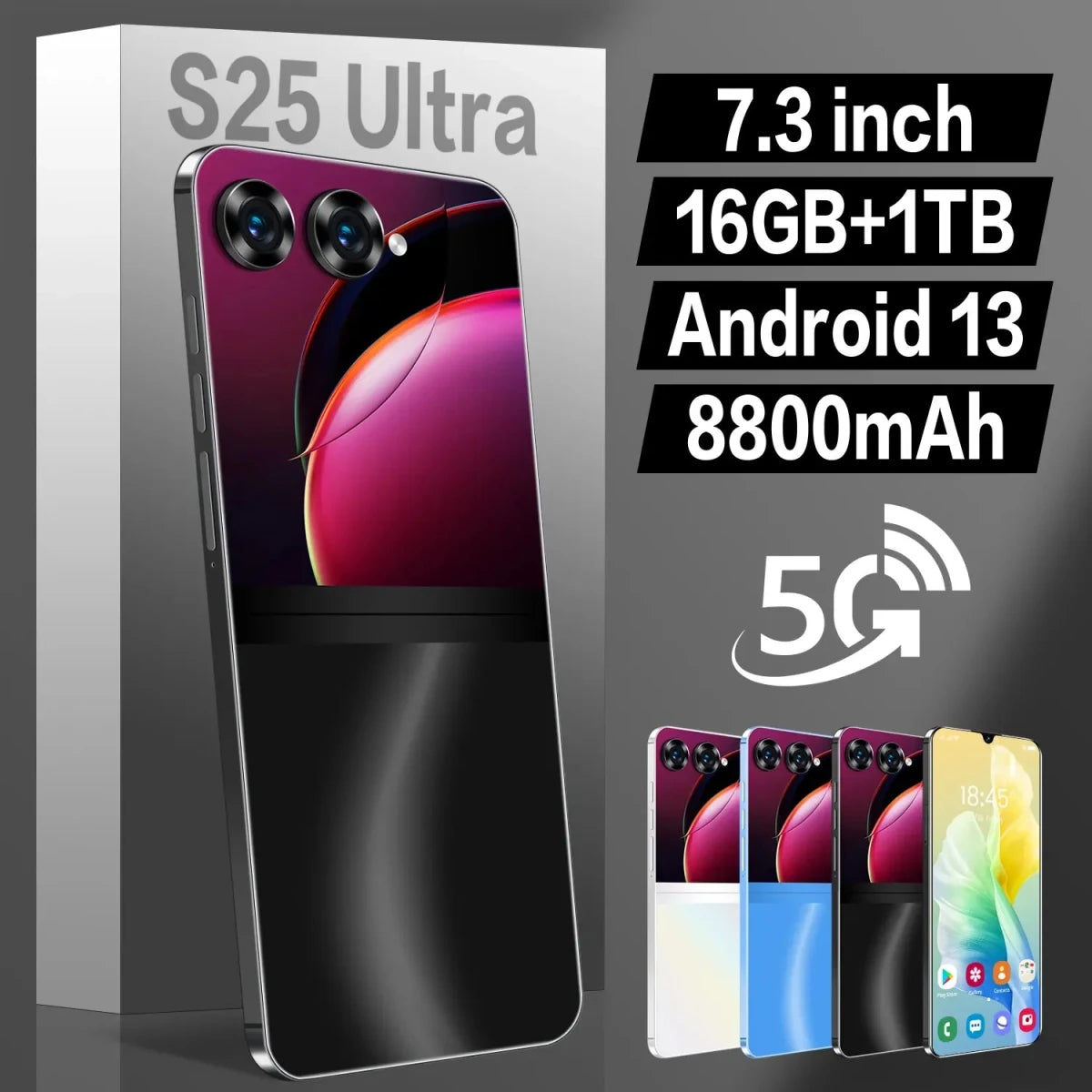 Hot Selling S25 Ultra High Quality Unlocked Smartphone Dual SIM 5G S25 Ultra Cell Phones 16GB+1TB S25Ultra Gaming Mobilephone Black Hot Selling S25 Ultra High Quality Unlocked Smartphone Dual SIM 5G S25 Ultra Cell Phones 16GB+1TB S25Ultra Gaming Mobilephone - shop_name