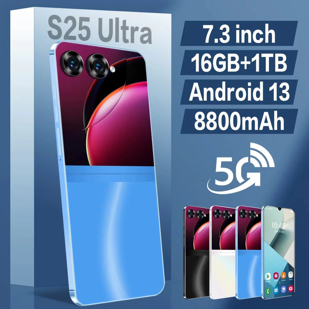 Hot Selling S25 Ultra High Quality Unlocked Smartphone Dual SIM 5G S25 Ultra Cell Phones 16GB+1TB S25Ultra Gaming Mobilephone Black Hot Selling S25 Ultra High Quality Unlocked Smartphone Dual SIM 5G S25 Ultra Cell Phones 16GB+1TB S25Ultra Gaming Mobilephone - shop_name