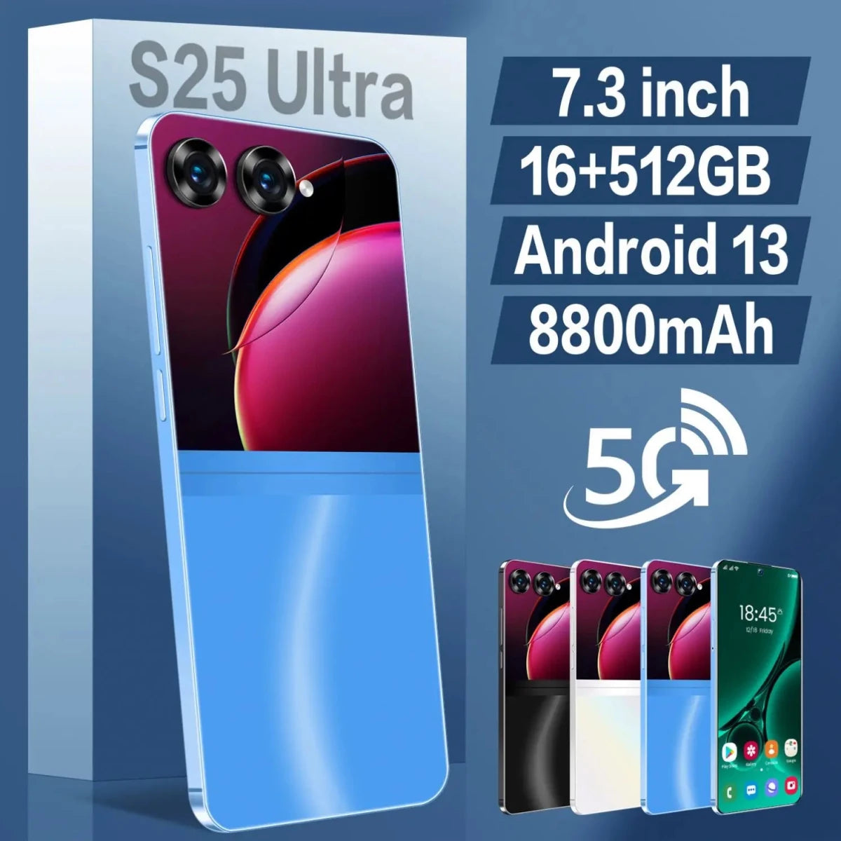 Hot Selling S25 ULTRA Original 16GB+1TB 7.3 Inch Display Mobile Android14 Smartphone Android Cell Unlocked Phone Black Hot Selling S25 ULTRA Original 16GB+1TB 7.3 Inch Display Mobile Android14 Smartphone Android Cell Unlocked Phone - shop_name